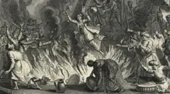 Praktik sati merupakan tradisi India di mana seorang janda dibakar hidup-hidup di atas kayu pembakaran makam suaminya