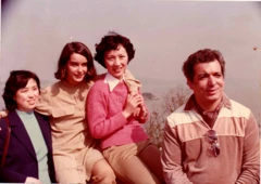 Lucélia Santos em sua visita a China em 1985 com o embaixador Paulo Pinto