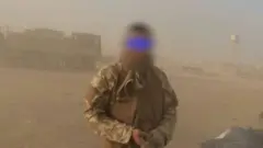 সুদানে থাকার সময় ২০২১ সালে ওয়াগনার বাহিনীর একজন যোদ্ধা 