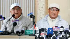 जेन जी आन्दोलनका बेला केपी शर्मा ओली प्रधानमन्त्री र रमेश लेखक गृहमन्त्री थिए (फाइल तस्बिर)