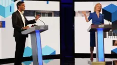 Sunak ve Truss televizyon tartışması