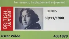 Pase de la Biblioteca Británica para Oscar Wilde