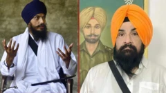 ਅੰਮ੍ਰਿਤਪਾਲ ਸਿੰਘ ਅਤੇ ਸਰਬਜੀਤ ਸਿੰਘ ਖ਼ਾਲਸਾ 