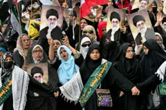 Una manifestación proiraní en Pakistán