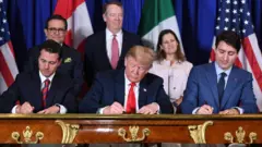 Firma TMEC Peña Nieto, Trumo, Troudeau