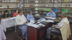 Myanmar Narrative Think Tank အဖွဲ့ဝင်တွေကိုတွေ့ရစဉ် 