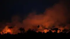 incêndio na Amazônia em agosto deste ano