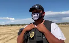 25-year-old Brandon Billie worked as a security guard protecting Dineh Benally's cannabis farms