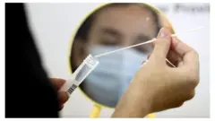 A coronavirus test