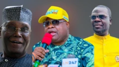Akojọpọ aworan Atiku, Adeleke ati Oriyomi