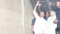 మేడిగడ్డలో రేవంత్ రెడ్డి