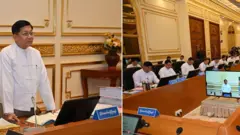 စီးပွားရေးတိုးတက်အောင်လုပ်မယ်ပြောတဲ့ စစ်ကောင်စီရဲ့ ဇူလိုင်လက ပြည်ထောင်စုအစိုးရအဖွဲ့အစည်းအဝေး 