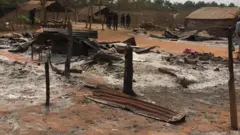 Aworan yii jẹ ti ọja awọn Fulani daran-daran, ti awọn janduku dana sun ni Eggua nijọba ibilẹ Yewa-North bakan naa