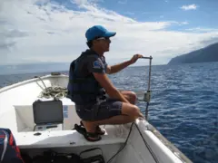Hoyos en un bote.