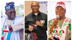 Tinubu, Obi na Abubakar