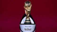 The World Cup trophy