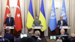 Erdoğan, Zelenskiy, Guterres