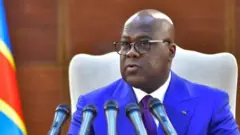 Perezida wa Repubulika ya Demokarasi ya Congo Félix Tshisekedi