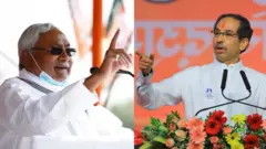 नितीश कुमार, उद्धव ठाकरे