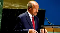 Eritrea Foreign Minister Osman Saleh