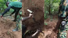 Ndị ọrụ nchekwa Naịjirịa kposara ogige a n'ụbọchị 24 Eprel 2026 na mpaghara Ubaha Orsu nke okpuruọchịchị Orsu,