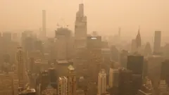 New York smoke haze