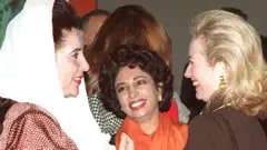 بینظیر، ملیحہ، کلنٹن