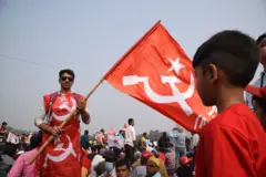 रविवार को कोलकाता के ब्रिगेड परेड ग्राउंड में डेमोक्रेटिक फेडरेशन ऑफ इंडिया की इंसाफ रैली 