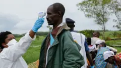 Abarundi batahutse bavuye muri Kongo bariko barapimwa ibimenyetso vya coronavirus