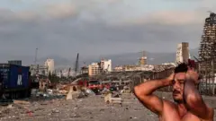 kerusakan akibat ledakan di Beirut