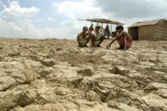 बिहार में सूखे से परेशान किसानों की एक फाइल फोटो