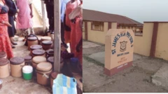 Dem complain say di egg dey smell and doz wey chop rice and beans no fall sick