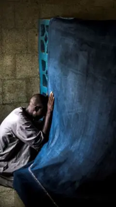 A man praying
