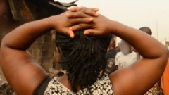 Di soldier stab di woman for stomach