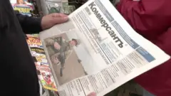 Газета с фотографией Пригожина