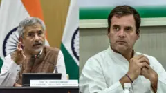 એસ જયશંકર અને રાહુલ ગાંધી