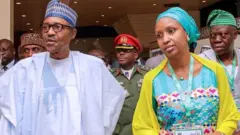 Muhammadu Buhari ati Hadiza Bala Usman
