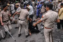 DelhiPolice Brutality