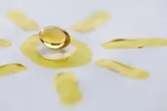Vitamine D sous forme de gélule.