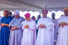 Nigeria president Bola Tinubu celebrate end of Ramadan