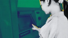 ထိုင်းဘဏ်တခုမှာ ငွေထုတ်နေတဲ့ မြန်မာတစ်ဦး 