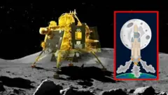 चंद्राच्या दक्षिण ध्रुवावर 23 ऑगस्ट 2023 ला चंद्रयान-3 अवकाश यान उतरलं.