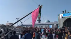 در شمال افغانستان نیز نوروز با برافراشتن علم در زیارت منسوب به حضرت علی گرامی داشته شد