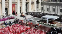 Papa Francesco'nun Vatikan'daki cenazesi