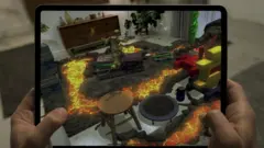 Augmented reality apps paint digital objects and scenery into real-world scenes on camera