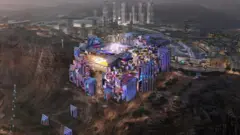 ልዑል አልጋ ወራሽ ሞሐመድ ቢን ሰልማን ስታዲየም 200 ሜትር ከፍታ ባለው ተራራ ላይ ይገነባል። 