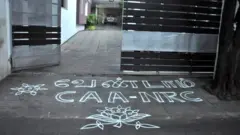 ఎంకే స్టాలిన్ నివాసం వద్ద ముగ్గు