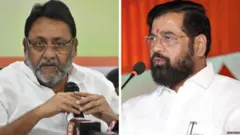 नवाब मलिक आणि एकनाथ शिंदे