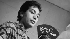 تصویری از استودیوی صدای آمریکا به زبان ترکی در اوایل دهه ۵۰ میلادی