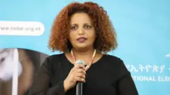 የኢትዮጵያ ብሔራዊ ምርጫ ቦርድ ዋና ሰብሳቢ ብርቱካን ሚደቅሳ 